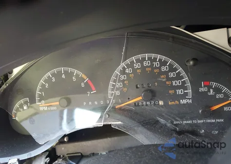 2000 Pontiac Grand Prix Gtp z USA, uszkodzony, nr VIN 1G2WR121XYF194934